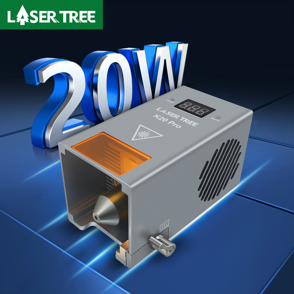 Metal Laser Cutter Head - Drzewo laserowe 20W głowica laserowa mocy