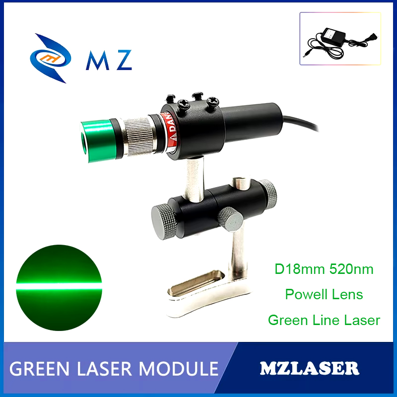 Industrial Laser Line Module - Moduł lasera z diodą laserową Green