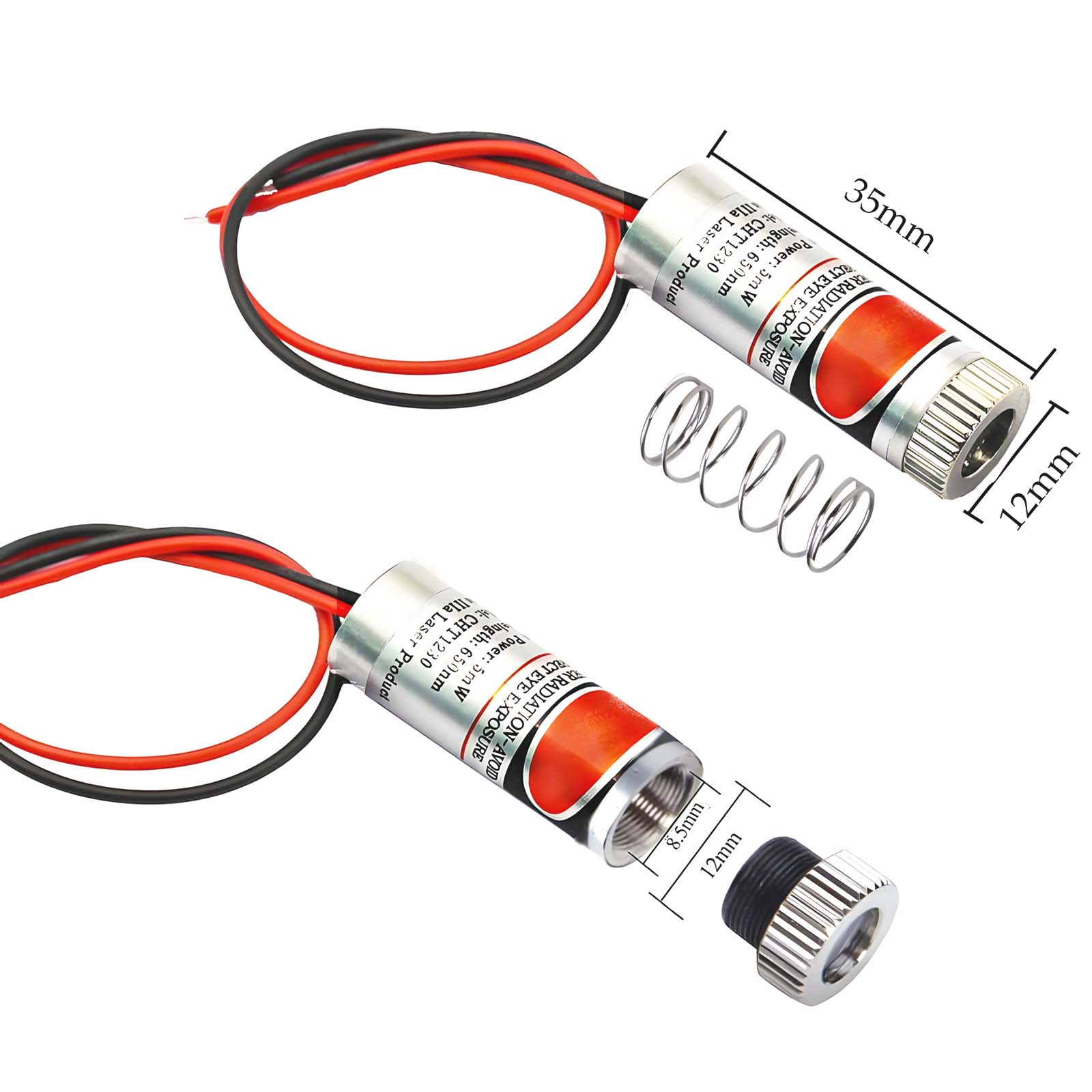 650nm 12mm Punkt laserowy / li – Industrial Laser Line Module recenzja i cena