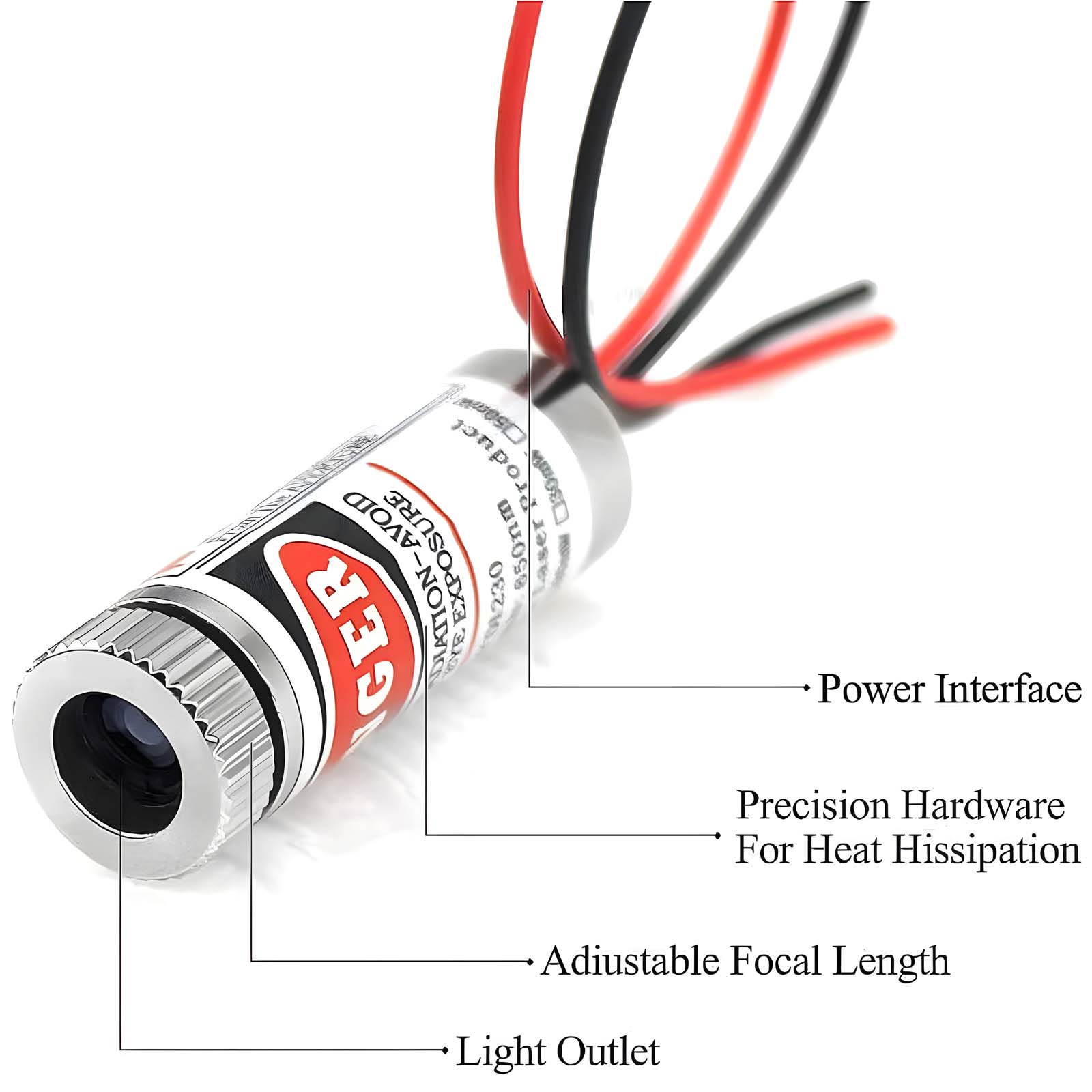 650nm 12mm Punkt laserowy / li – Industrial Laser Line Module recenzja i cena