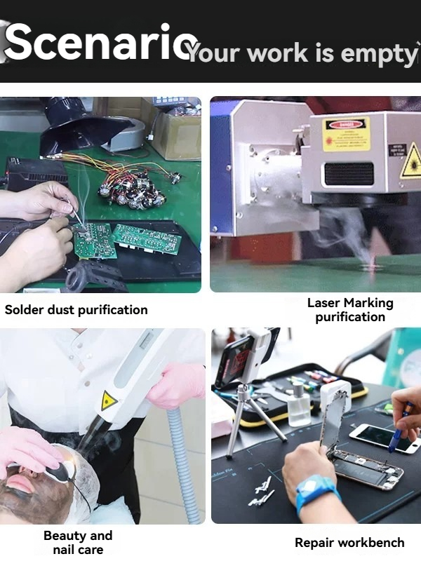 Mini pochłaniacz dymu spowodow – Industrial Laser Fume Extractor recenzja i cena