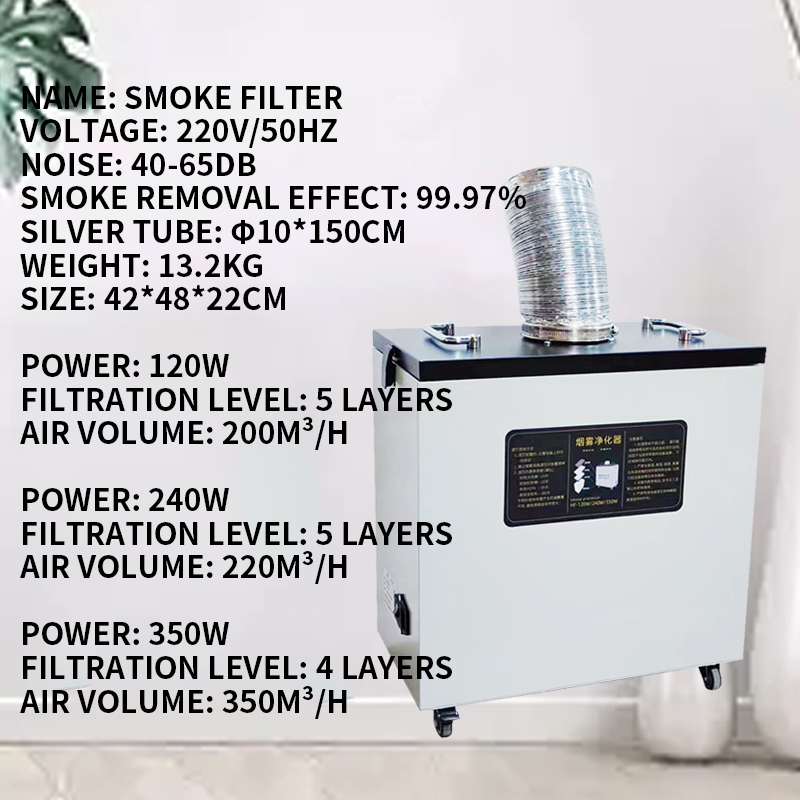 Odsysacz dymu 240W Pure Air, p – Industrial Laser Fume Extractor recenzja i cena
