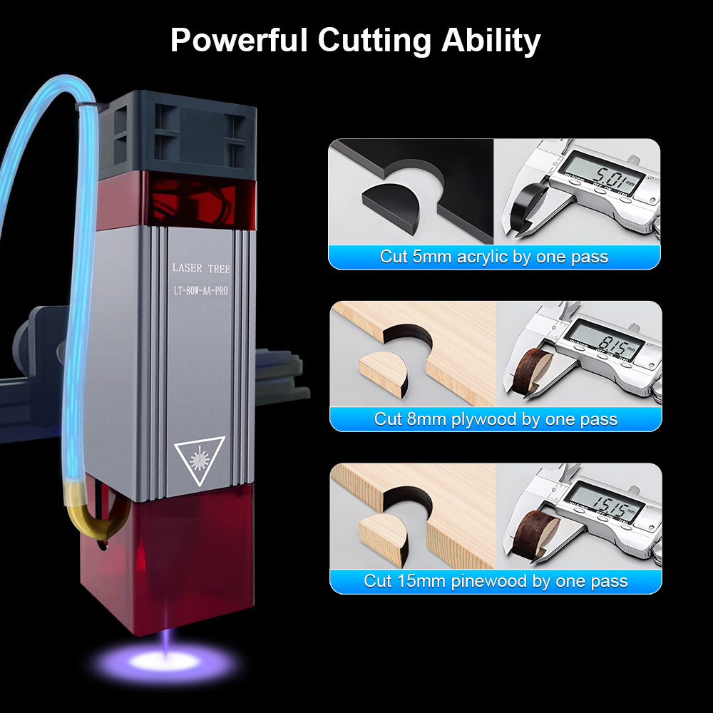 LASER TREE 5W 10W Optyczny mod – Metal Laser Cutter Head recenzja i cena