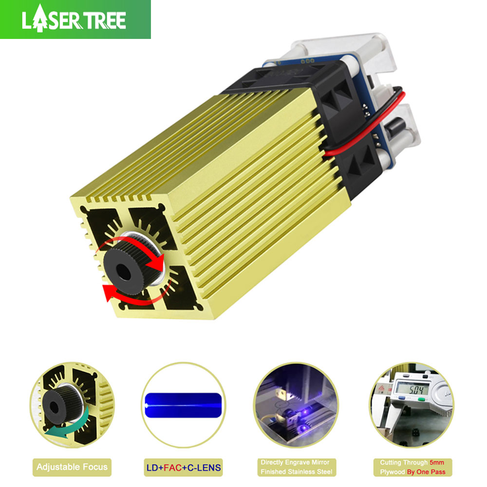 LASER TREE 4W 5W Moduł laserow – Metal Laser Cutter Head recenzja i cena